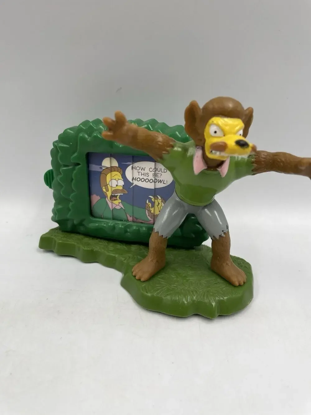The Simpsons Vintage Toy 2002 Ned Flanders Werewolf Burger King Exclusive